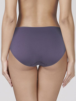 Хлопковые трусики-слипы со средней линией талии (Размер: XXL) (Цвет: персиковый)