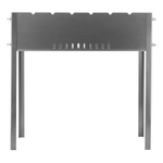 Мангал на барашках 500 х 305 х 500 мм, сталь 1.2 мм, Camping Palisad