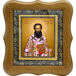 Виссарион Ла­рис­ский епископ, святитель. Икона на холсте.