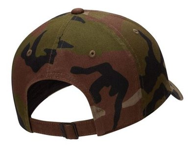 Теннисная кепка Nike Sportswear Heritage86 Camo Hat - medium olive/black