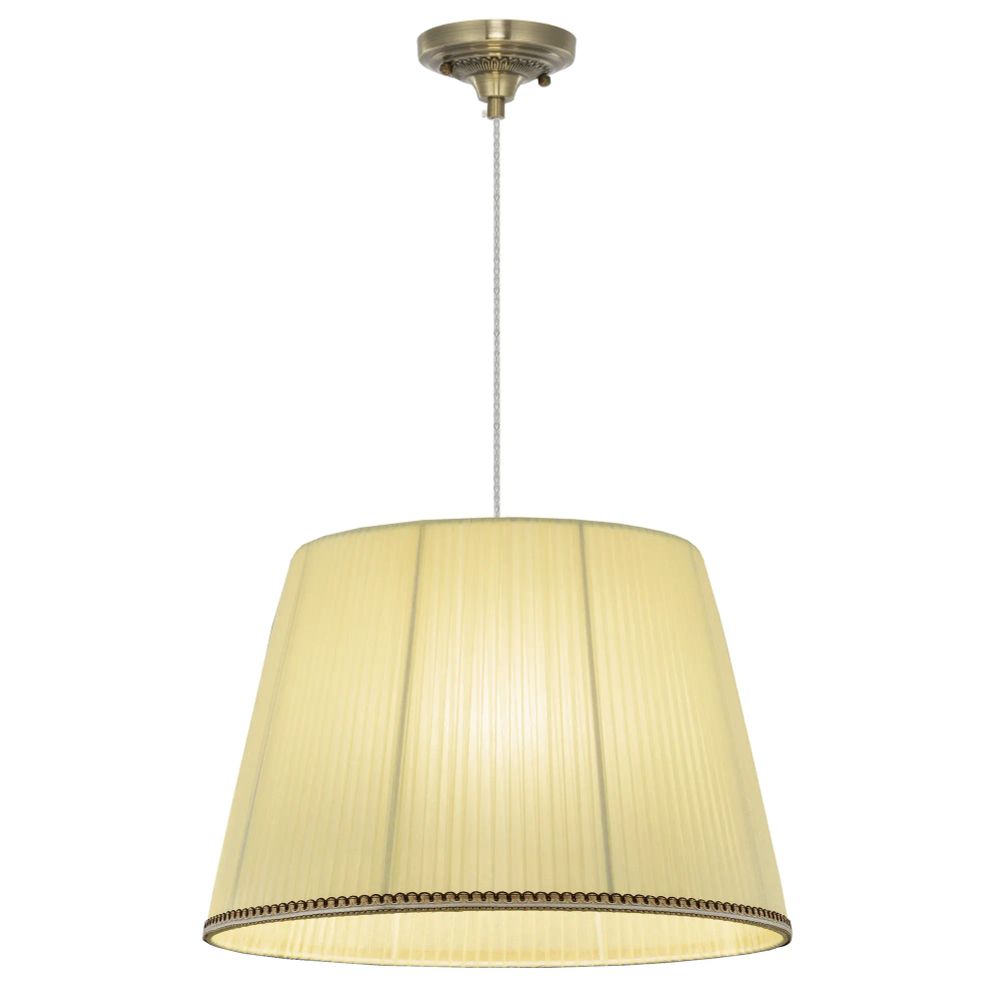 Citilux Вена CL402033 Подвесной светильник бронза с кремовым абажуром