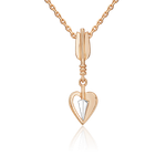 Подвеска «Стрела Купидона» из красного золота