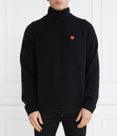 Хлопковый гольф Kenzo - черный(FD65PU4283LC)