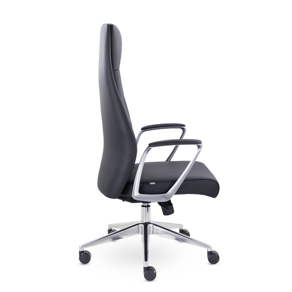 Кресло UTFC Бремен М-123 алюминий (черный)