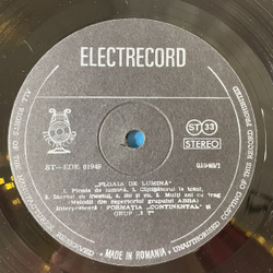 Винтажная виниловая пластинка LP Formatia Continental si Grup 5T Ploaia De Lumina (Румыния 1982)
