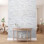 Натуральный камень Кварцит белый Pharaon 180x350x10-20 Модерн