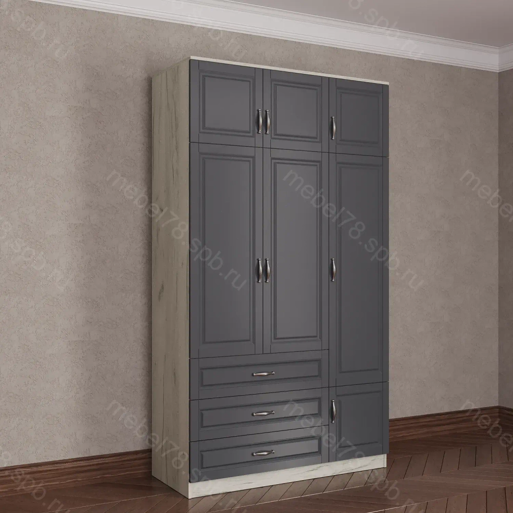 Шкаф распашной с антресолью 3/7