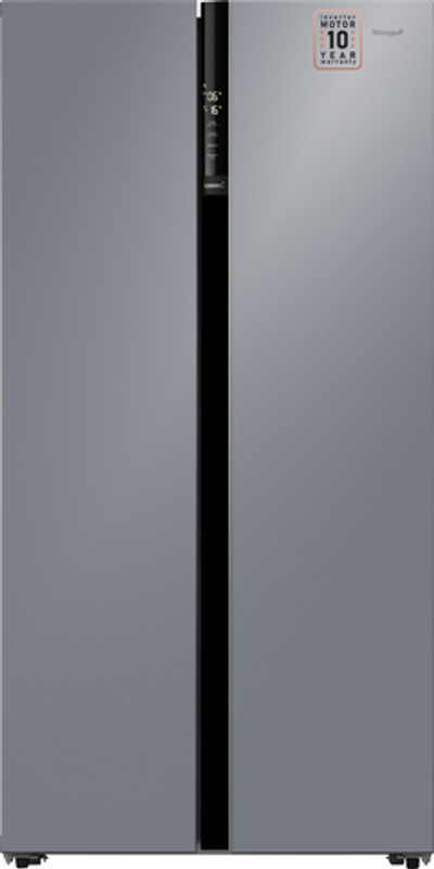 Weissgauff WSBS 600 NoFrost Inverter Dark Grey Glass