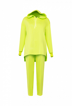 Спортивный костюм с брюками кислотно-зеленый 14-02-21 SS