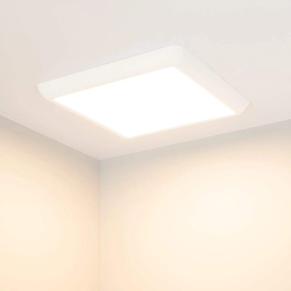 Светильник CL-FIOKK-S300x300-25W Day4000-MIX (WH, 120 deg, 230V) (Arlight, IP44 Пластик, 3 года) 034472