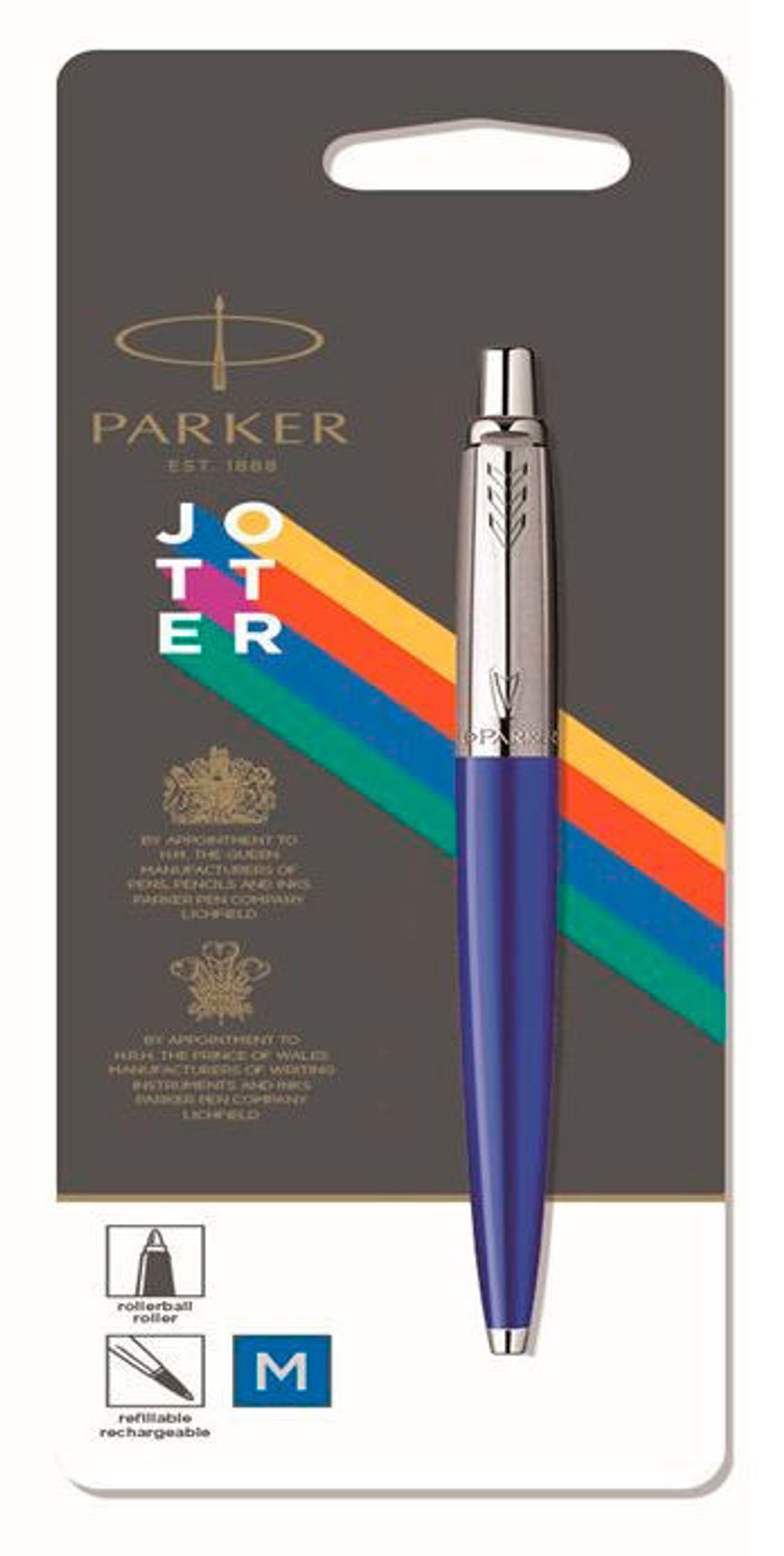 Ручка шариков. Parker Jotter Color корп.голубой M чернила син. блистер