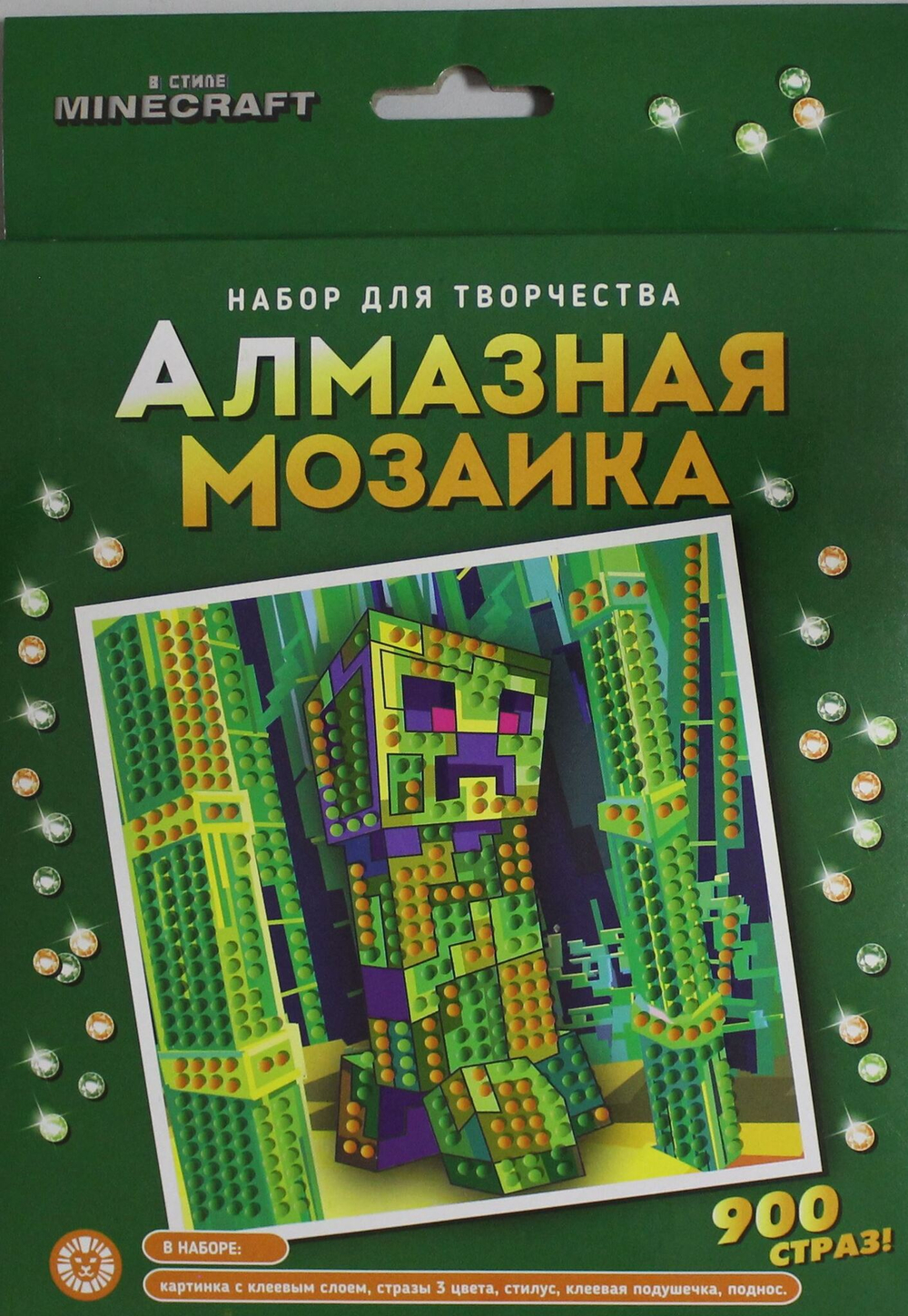 Набор для творчества. Алмазная мозаика. В стиле Minecraft