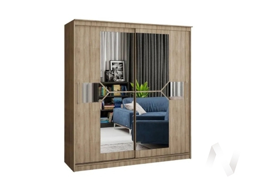 Шкаф-купе 1;7 м Элегант (ясень шимо темный)