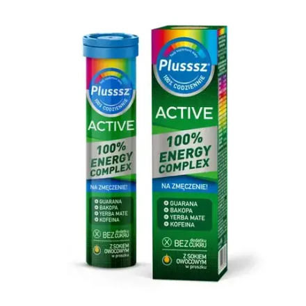 Plusssz Active 100% энергетический комплекс - 20 шипучих таблеток