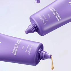 Missha M Perfect Cover Serum BB Cream, SPF50+/PA++++ тон 23 тональный BB крем с антивозрастной сывороткой для сияния кожи