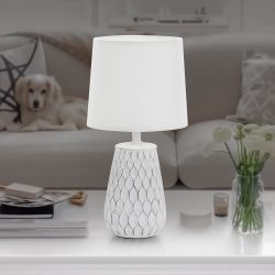 Настольная лампа Rivoli Bertha 7071-502 1 * Е14 40 Вт керамика белая | Rivoli