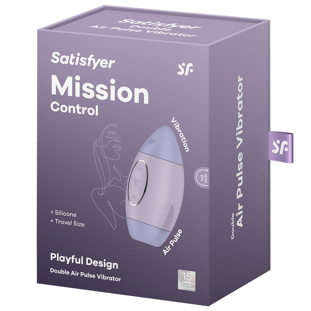 Вакуумный стимулятор Satisfyer Mission Control, фиолетовый