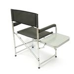 Кресло складное СЛЕДОПЫТ, 560х470х830 мм, со столиком, алюминий 22 мм, хаки/2/