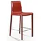 Полубарный стул Barrie 65 см красная кожа