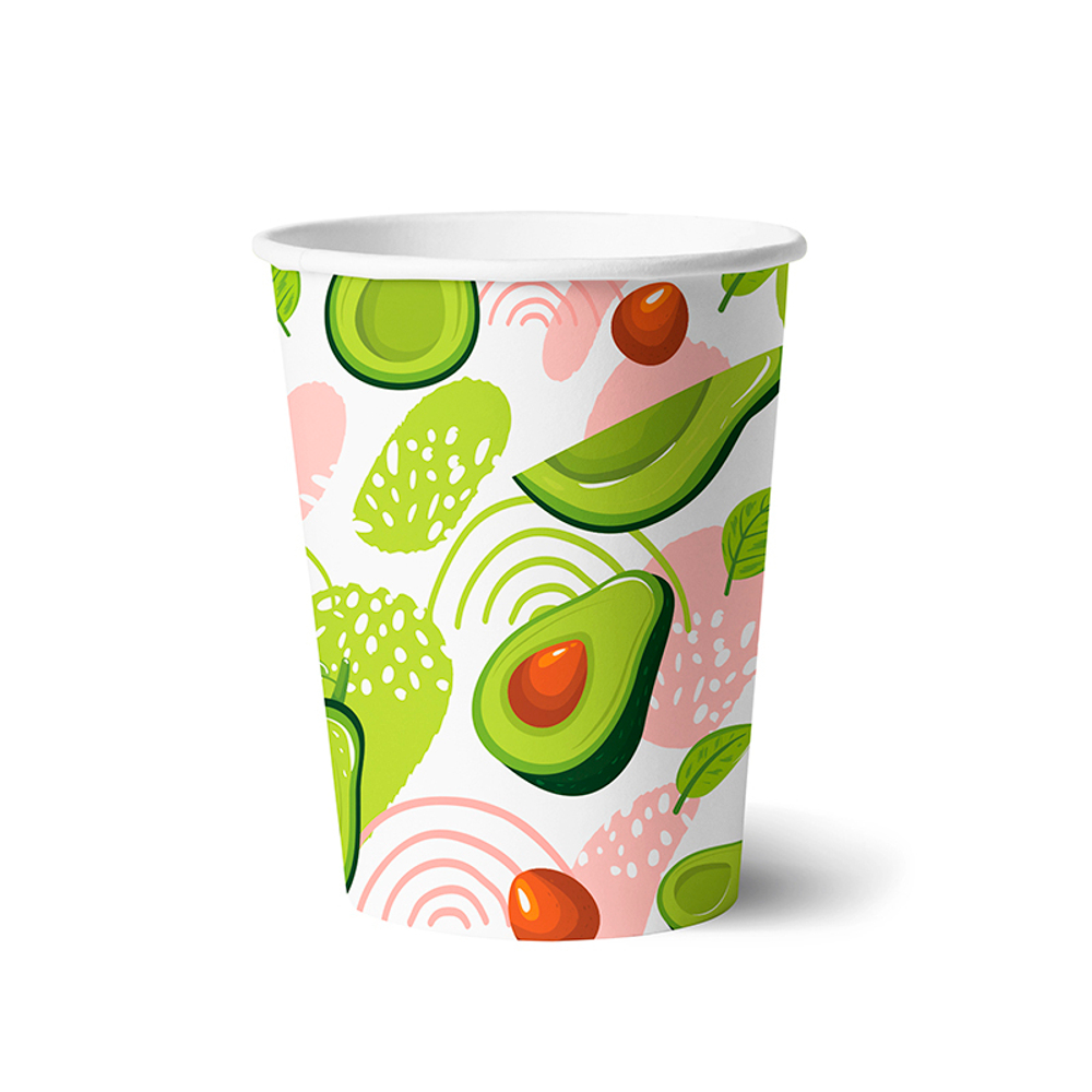 Стаканы бумажные "Love Авокадо"