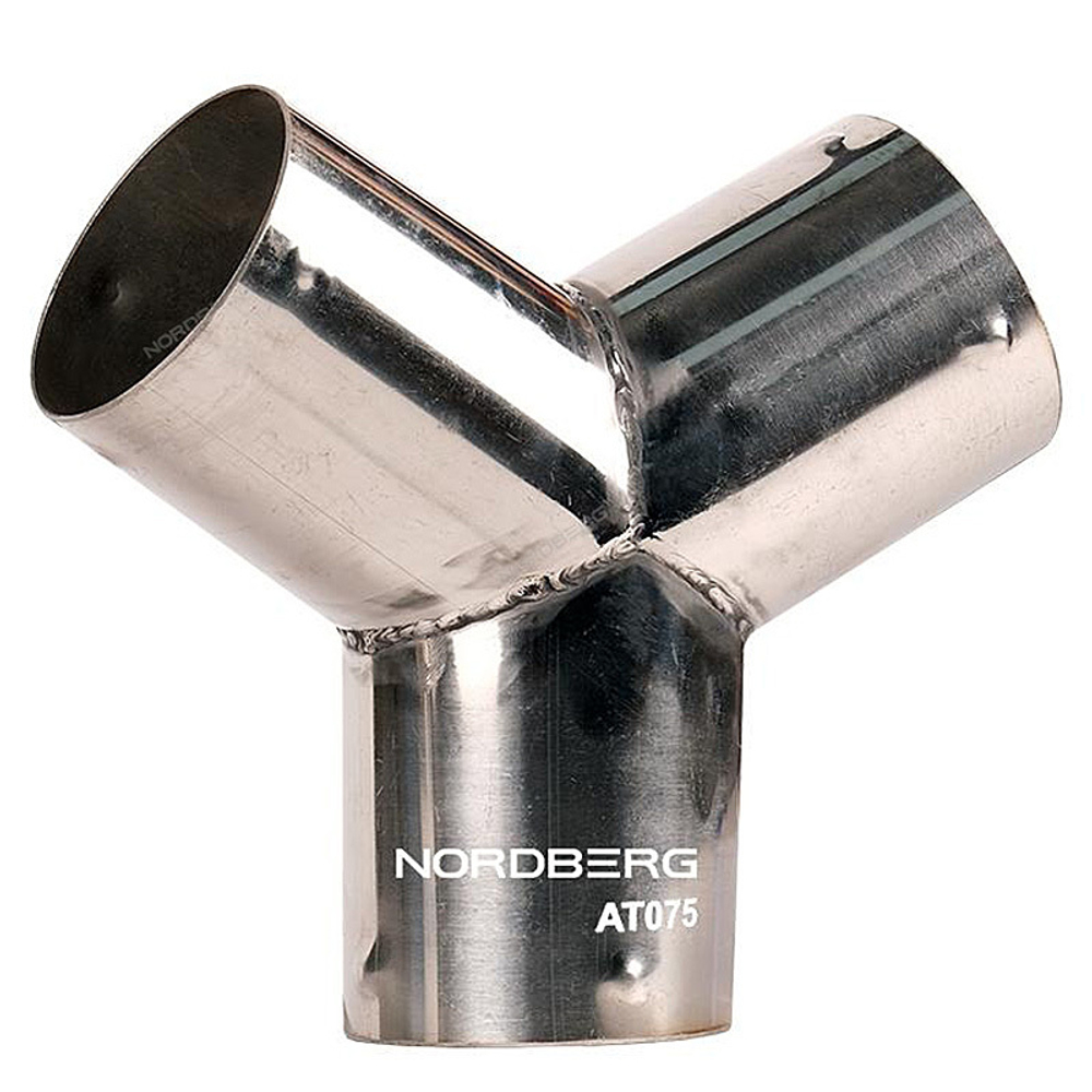 NORDBERG (AT75) Насадка металлическая Y-образная для шланга D=75 мм