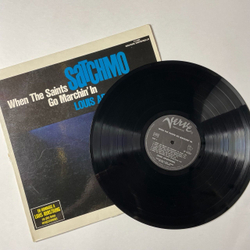 Винтажная виниловая пластинка LP Louis Armstrong When The Saints Go Marchin In Satchmo (France 1971)