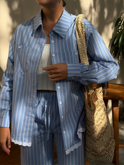 Костюм Village небесно-голубой