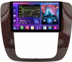 Магнитола для Chevrolet Tahoe 2006-2014 (рамка под дерево) - FarCar BM1174M-2K монитор 9.5" 2K QLED на Android 14, TS10, 4+32Гб, CarPlay, 4G SIM-слот