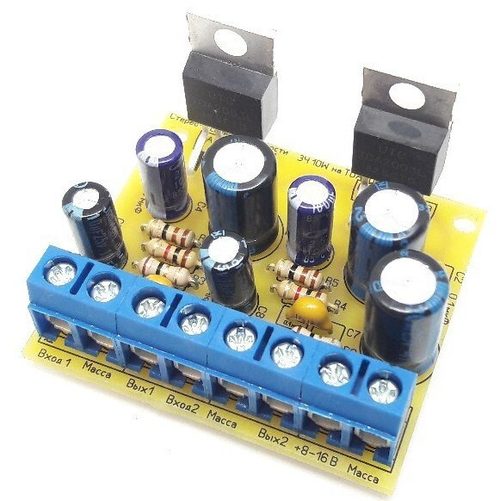 ERM-TDA2003-Стерео усилитель ЗЧ 2х10W