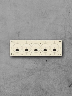 Шаблон для подрозетников 68 мм, кондуктор для сверления, набор 5 шт