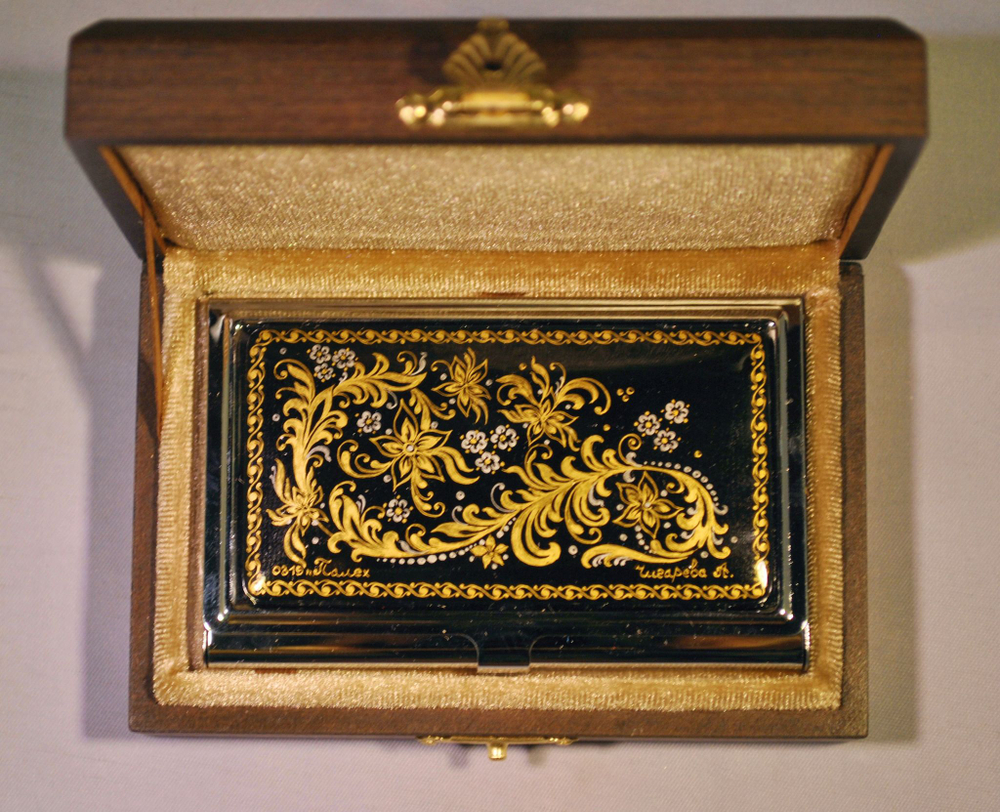 Визитница "Орнамент" №0319 (роспись Палех)