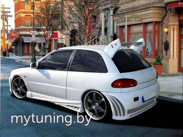 Задний бампер SHARK Mitsubishi Colt CA0