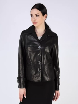 Кожаная куртка демисезонная пиджак