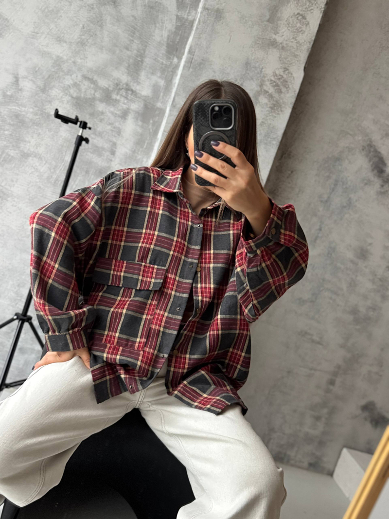 Рубашка женская 226 Крас.