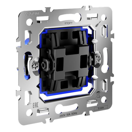 Механизм перекрестного переключателя одноклавишного 10А, S70