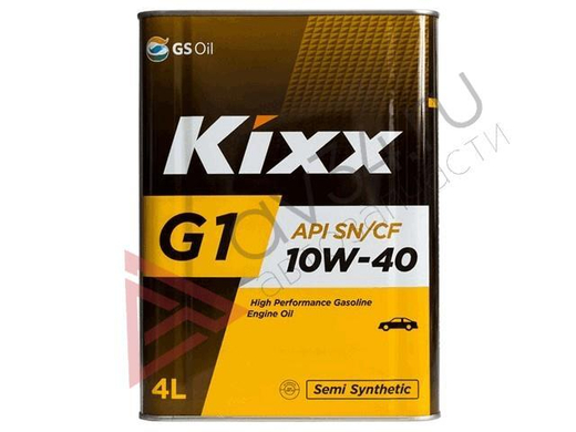 Kixx G (gold) 10w-40 (SL/CF) п/синт. 4л. Масло моторное(12067)