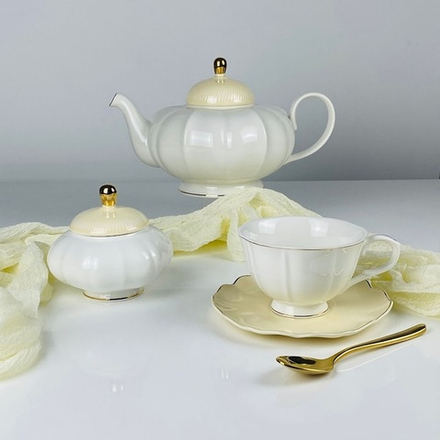 Lenardi 133-411 Чайный сервиз 16пр.280мл в под.уп.(х2)Фарфор