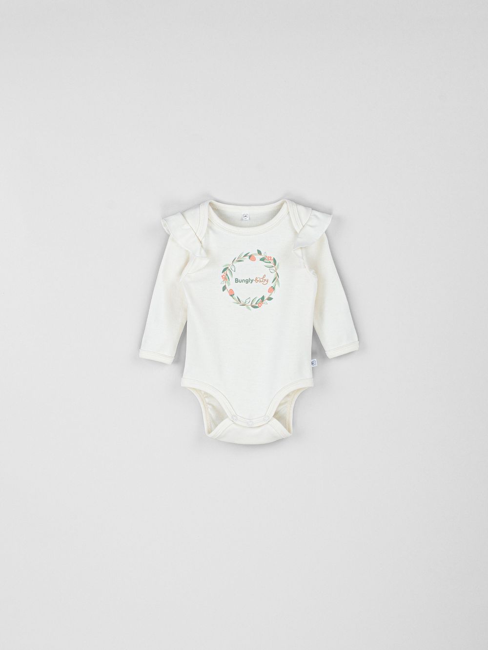 Боди с крылышками и принтом "Молоко" 0+