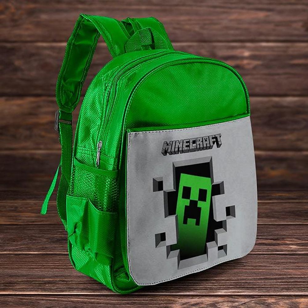 Зелёный рюкзак &quot;Minecraft - Creeper&quot; - kinoshop24.ru - фото 1