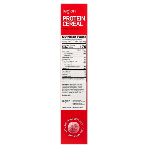 Legion Athletics, протеиновые хлопья, фруктовые хлопья, 240 г (8,46 унции)