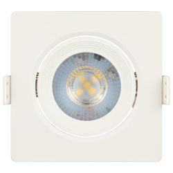 KL LED 21A-5 3K WH Светильник ЭРА светодиодный квадратный поворотн. LED SMD 5W 3000K, белый | Встраиваемые LED светильники