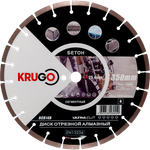 Диск алмазный для бетона KRUGO 350x25,4x40x3,2x12mm, BCB14B