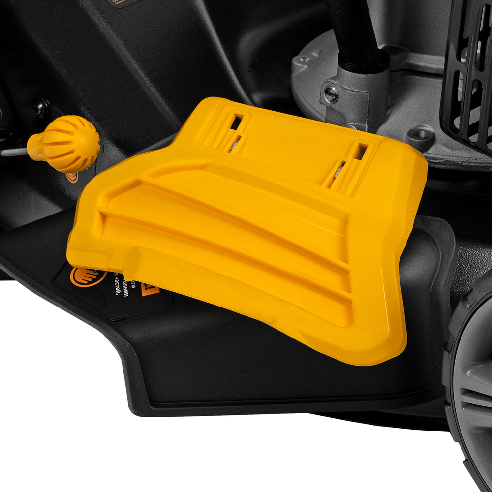 Газонокосилка бензиновая GLD-460SP, 146 куб.см., шир. 46 см,привод,7 уров.,травосб. 50 л// Denzel