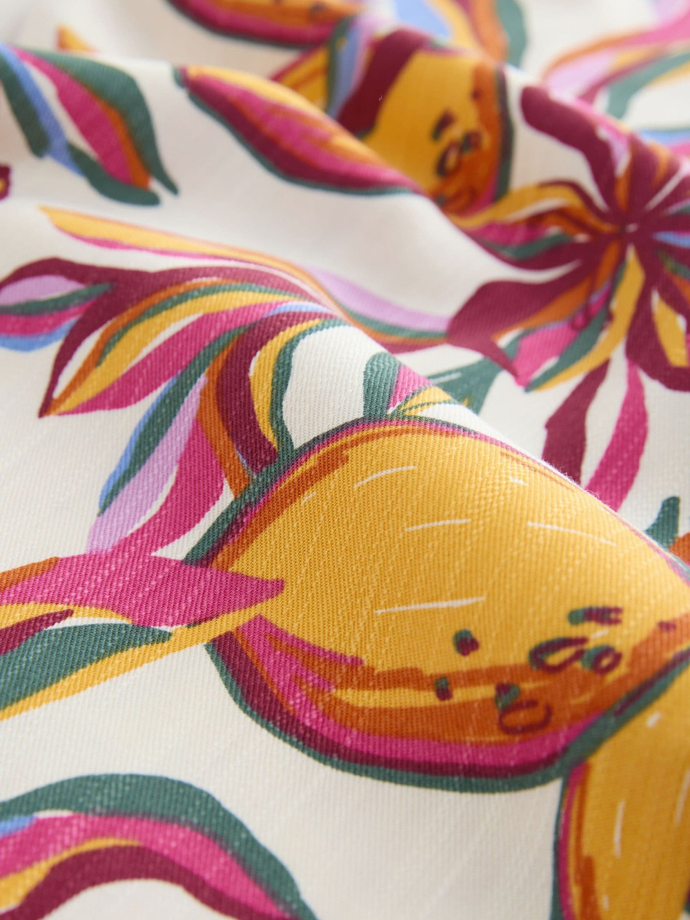 Топ и брюки широкие в комплекте для девочки Next AB1-559, Белый, Желтый, Розовый