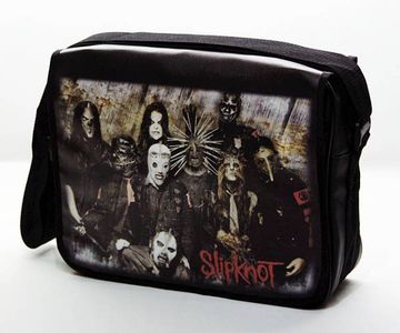 Сумка Slipknot группа фон коричневый