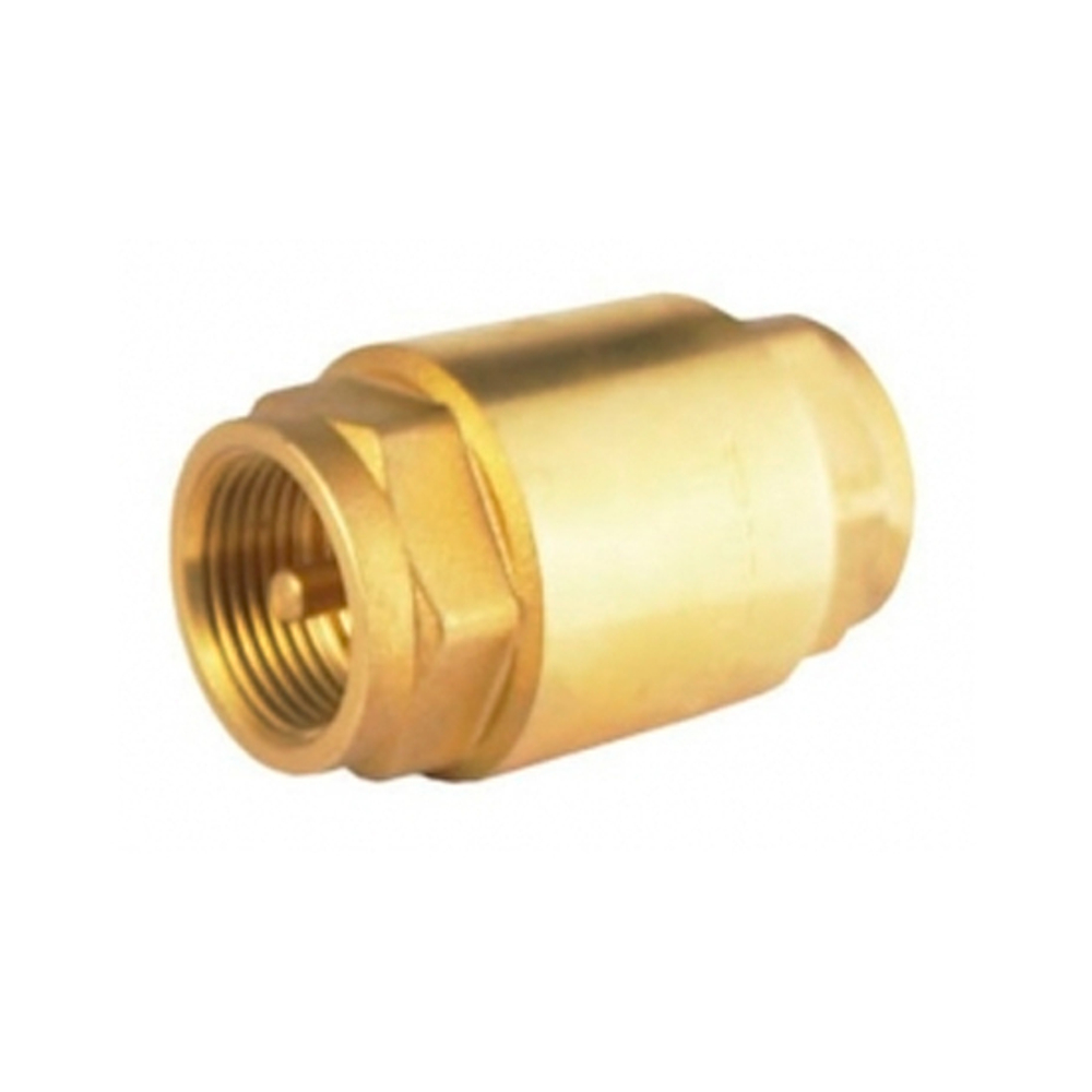 Обратный клапан с металлическим штоком TIM - 2 гайка/гайка усиленный JH-1015