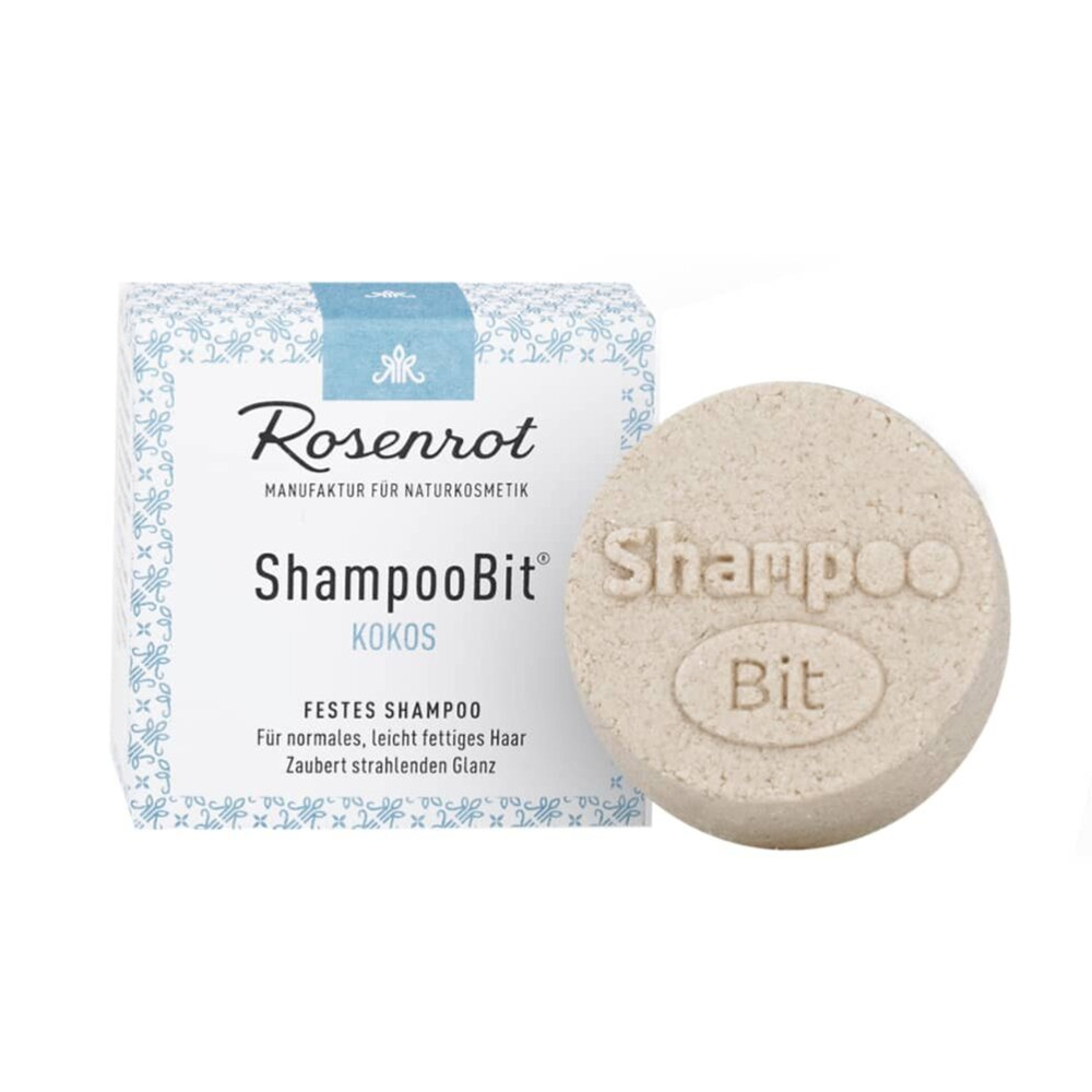 Твердый шампунь Rosenrot ShampooBit® Coconut (для нормальных и слегка жирных волос), 55 гр