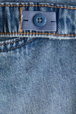 H&M Джинсы свободного, выцветший синий