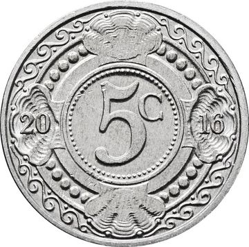 5 центов 2016 Нидерландские Антильские острова