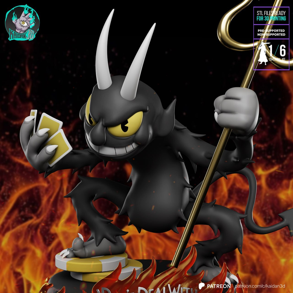 Дьявол Фигурка The Devil Cuphead